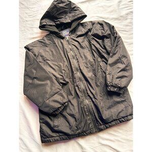 Cold Storage Fleece Lined Black Jacket - Size XL